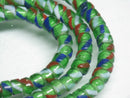 TOKO-BEADS AG863-01N Glass tube bead 5.5mm AG863-01N チューブ型ガラスビーズ 5.5mm Asian bead & African bead  Handmade,Lampeork,bead,asia,india,ethnic,parts,accessory,beads とんぼ玉,ビーズ,トンボ玉,アジア,インド,エスニック,手作り,パーツ,アクセサリー