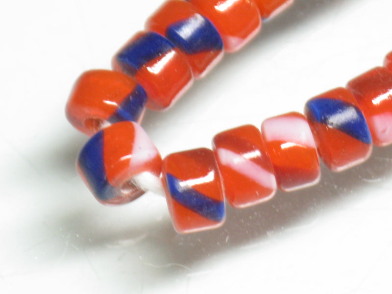 TOKO-BEADS AG863-04N Glass tube bead 5.5mm AG863-04N チューブ型ガラスビーズ 5.5mm Asian bead & African bead  Handmade,Lampeork,bead,asia,india,ethnic,parts,accessory,beads とんぼ玉,ビーズ,トンボ玉,アジア,インド,エスニック,手作り,パーツ,アクセサリー