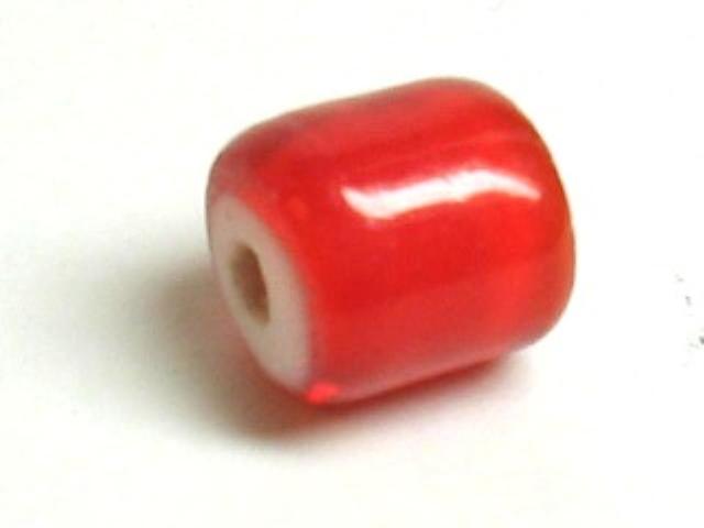 TOKO-BEADS AG864-01 White Heart bead 9mm AG864-01 ホワイトハートビーズ 9mm Asian bead & African bead  Handmade,Lampeork,bead,asia,india,ethnic,parts,accessory,beads とんぼ玉,ビーズ,トンボ玉,アジア,インド,エスニック,手作り,パーツ,アクセサリー