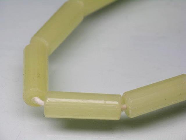 TOKO-BEADS AG873-14N Glass bamboo bead (strand) 6~7mm AG873-14N バンブービーズ（連） 6~7mm Asian bead & African bead  Handmade,Lampeork,bead,asia,india,ethnic,parts,accessory,beads とんぼ玉,ビーズ,トンボ玉,アジア,インド,エスニック,手作り,パーツ,アクセサリー