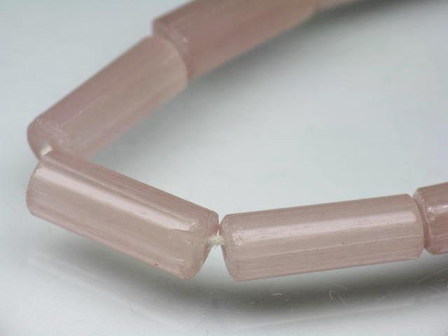 TOKO-BEADS AG873-18N Glass bamboo bead (strand) 6~7.5mm AG873-18N バンブービーズ（連） 6~7.5mm Asian bead & African bead  Handmade,Lampeork,bead,asia,india,ethnic,parts,accessory,beads とんぼ玉,ビーズ,トンボ玉,アジア,インド,エスニック,手作り,パーツ,アクセサリー