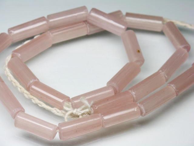 TOKO-BEADS AG873-18N Glass bamboo bead (strand) 6~7.5mm AG873-18N バンブービーズ（連） 6~7.5mm Asian bead & African bead  Handmade,Lampeork,bead,asia,india,ethnic,parts,accessory,beads とんぼ玉,ビーズ,トンボ玉,アジア,インド,エスニック,手作り,パーツ,アクセサリー