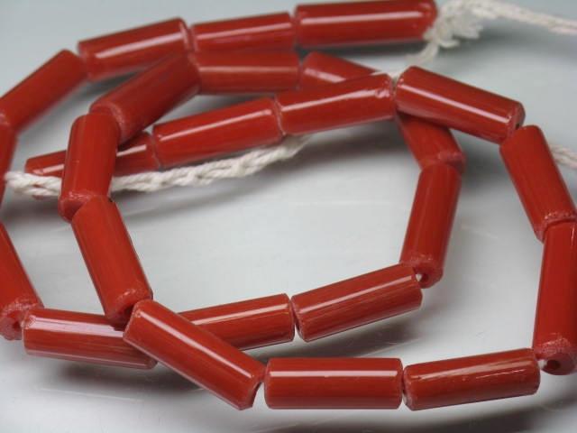 TOKO-BEADS AG873-19N Glass bamboo bead (strand) 6~7mm AG873-19N バンブービーズ（連） 6~7mm Asian bead & African bead  Handmade,Lampeork,bead,asia,india,ethnic,parts,accessory,beads とんぼ玉,ビーズ,トンボ玉,アジア,インド,エスニック,手作り,パーツ,アクセサリー