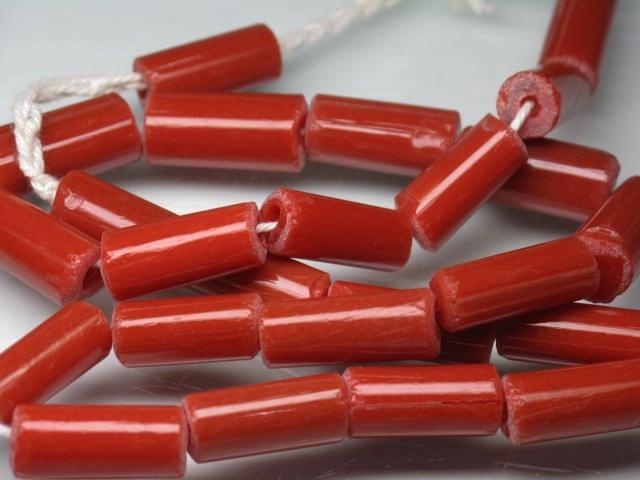 TOKO-BEADS AG873-20N Glass bamboo bead (strand) 6.5~9mm AG873-20N バンブービーズ（連） 6.5~9mm Asian bead & African bead  Handmade,Lampeork,bead,asia,india,ethnic,parts,accessory,beads とんぼ玉,ビーズ,トンボ玉,アジア,インド,エスニック,手作り,パーツ,アクセサリー