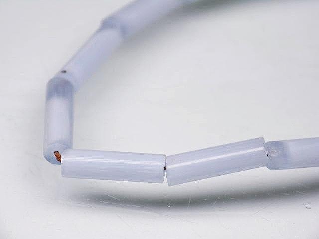 TOKO-BEADS AG873-25N Glass bamboo bead (strand) 3~4mm AG873-25N バンブービーズ（連） 3~4mm Asian bead & African bead  Handmade,Lampeork,bead,asia,india,ethnic,parts,accessory,beads とんぼ玉,ビーズ,トンボ玉,アジア,インド,エスニック,手作り,パーツ,アクセサリー