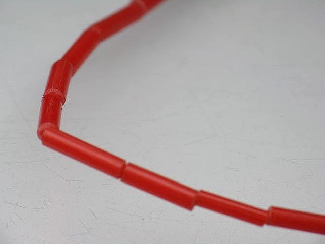 TOKO-BEADS AG873-27N Glass bamboo bead (strand) 1.5~2.5mm AG873-27N バンブービーズ（連） 1.5~2.5mm Asian bead & African bead  Handmade,Lampeork,bead,asia,india,ethnic,parts,accessory,beads とんぼ玉,ビーズ,トンボ玉,アジア,インド,エスニック,手作り,パーツ,アクセサリー