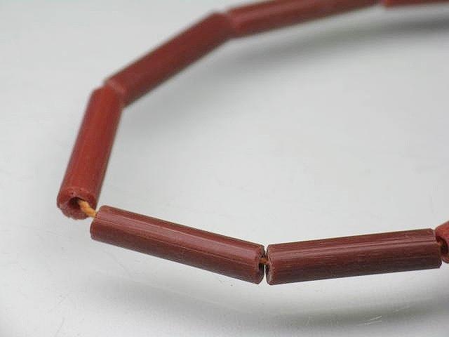 TOKO-BEADS AG873-29N Glass bamboo bead (strand) 3~4mm AG873-29N バンブービーズ（連） 3~4mm Asian bead & African bead  Handmade,Lampeork,bead,asia,india,ethnic,parts,accessory,beads とんぼ玉,ビーズ,トンボ玉,アジア,インド,エスニック,手作り,パーツ,アクセサリー