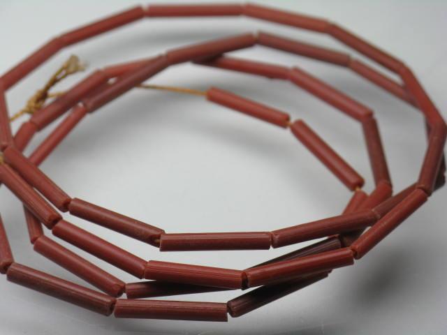 TOKO-BEADS AG873-30N Glass bamboo bead (strand) 2~3mm AG873-30N バンブービーズ（連） 2~3mm Asian bead & African bead  Handmade,Lampeork,bead,asia,india,ethnic,parts,accessory,beads とんぼ玉,ビーズ,トンボ玉,アジア,インド,エスニック,手作り,パーツ,アクセサリー