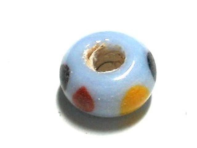 | TOKO-BEADS |AG902-22 スタッドビーズ 7.5mmとんぼ玉,ビーズ,トンボ玉,アジア,インド,エスニック,手作り,パーツ,アクセサリー