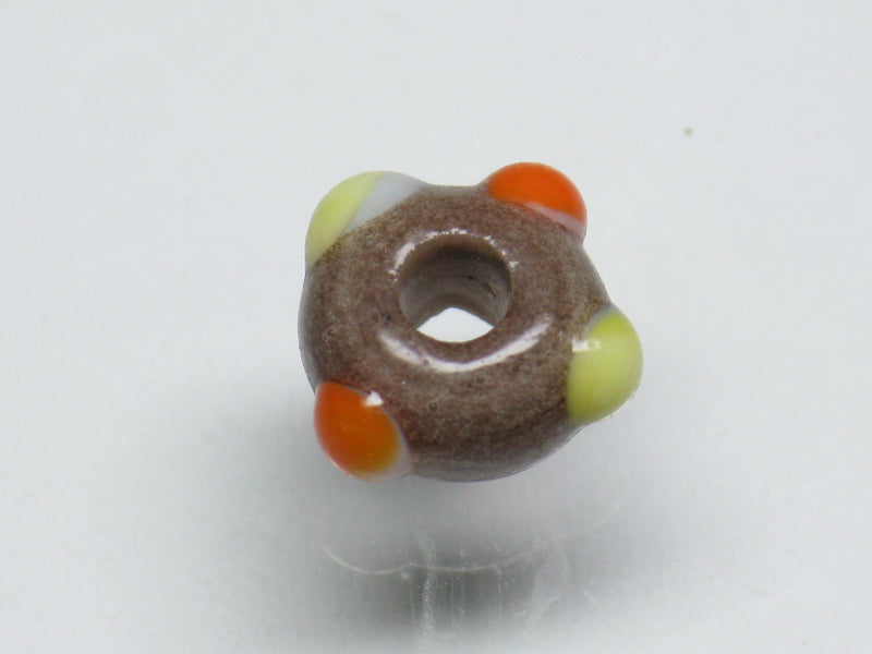 | TOKO-BEADS |AG902-32 スタッドビーズ 8mmとんぼ玉,ビーズ,トンボ玉,アジア,インド,エスニック,手作り,パーツ,アクセサリー