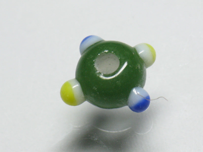 | TOKO-BEADS |AG902-77 スタッドビーズ 7.5mmとんぼ玉,ビーズ,トンボ玉,アジア,インド,エスニック,手作り,パーツ,アクセサリー