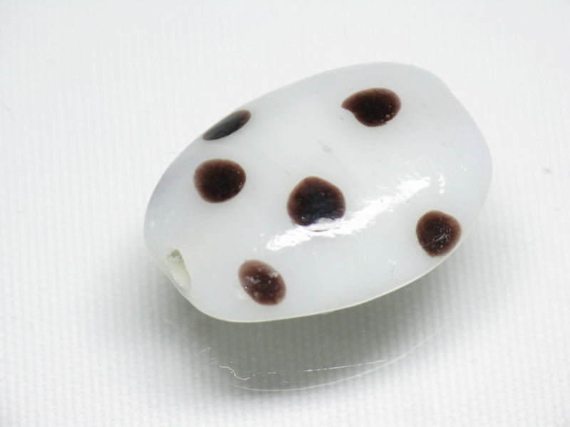 TOKO-BEADS AG903-13 Glass bead 16mm AG903-13 オーバルビーズ 16mm Asian bead & African bead  Handmade,Lampeork,bead,asia,india,ethnic,parts,accessory,beads とんぼ玉,ビーズ,トンボ玉,アジア,インド,エスニック,手作り,パーツ,アクセサリー
