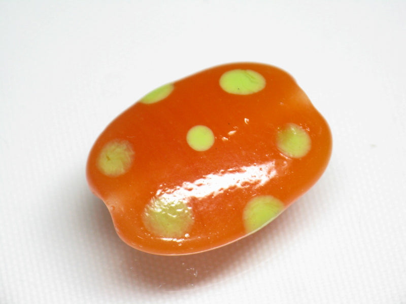 TOKO-BEADS AG903-21 Glass bead 17mm AG903-21 オーバルビーズ 17mm Asian bead & African bead  Handmade,Lampeork,bead,asia,india,ethnic,parts,accessory,beads とんぼ玉,ビーズ,トンボ玉,アジア,インド,エスニック,手作り,パーツ,アクセサリー