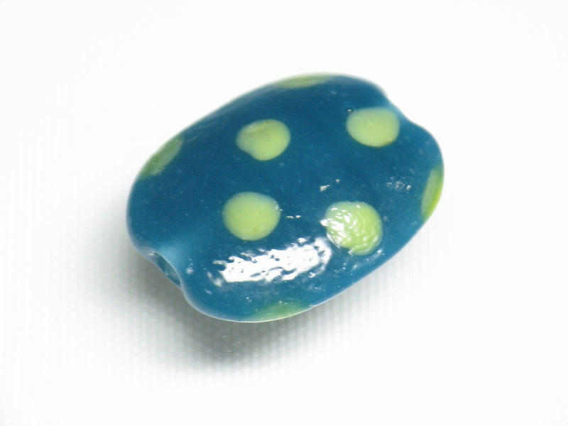 TOKO-BEADS AG903-23 Glass bead 18mm AG903-23 オーバルビーズ 18mm Asian bead & African bead  Handmade,Lampeork,bead,asia,india,ethnic,parts,accessory,beads とんぼ玉,ビーズ,トンボ玉,アジア,インド,エスニック,手作り,パーツ,アクセサリー