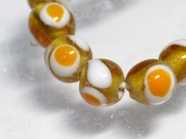 TOKO-BEADS AG903N-74 Glass bead (strand) 7.5~8.5mm AG903N-74 とんぼ玉（連） 7.5~8.5mm Asian bead & African bead  Handmade,Lampeork,bead,asia,india,ethnic,parts,accessory,beads とんぼ玉,ビーズ,トンボ玉,アジア,インド,エスニック,手作り,パーツ,アクセサリー