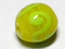 TOKO-BEADS AG904-57 Glass bead 11mm AG904-57 リボン模様のとんぼ玉 11mm Asian bead & African bead  Handmade,Lampeork,bead,asia,india,ethnic,parts,accessory,beads とんぼ玉,ビーズ,トンボ玉,アジア,インド,エスニック,手作り,パーツ,アクセサリー
