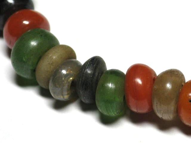 TOKO-BEADS AG906-45 Glass Seed bead (strand) 6~7mm AG906-45 リングシードビーズ（連） 6~7mm Asian bead & African bead  Handmade,Lampeork,bead,asia,india,ethnic,parts,accessory,beads とんぼ玉,ビーズ,トンボ玉,アジア,インド,エスニック,手作り,パーツ,アクセサリー