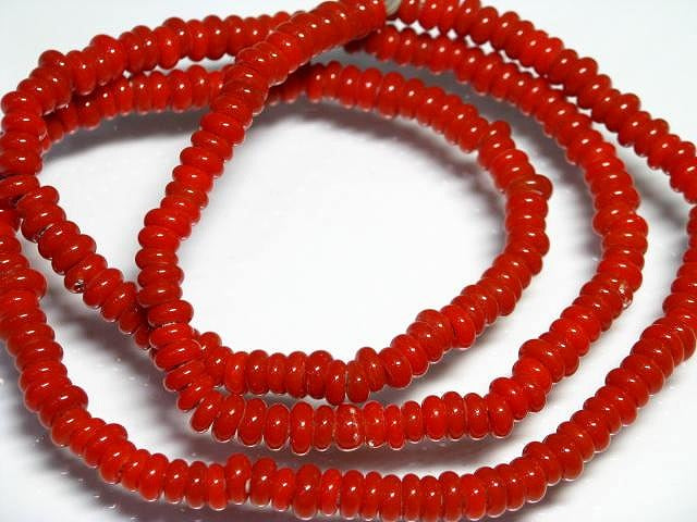 | TOKO-BEADS |AG906N-90 リングシードビーズ（連） 5.5mmとんぼ玉,ビーズ,トンボ玉,アジア,インド,エスニック,手作り,パーツ,アクセサリー