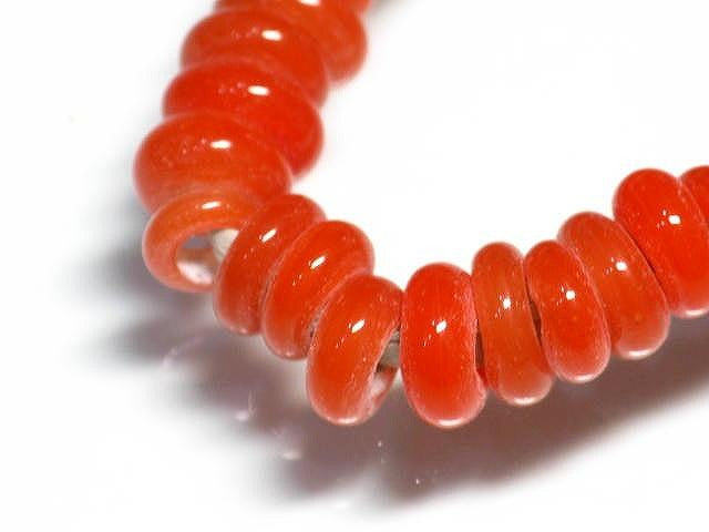 TOKO-BEADS AG906N-91 Glass Seed bead (strand) 7.5mm AG906N-91 リングシードビーズ（連） 7.5mm Asian bead & African bead  Handmade,Lampeork,bead,asia,india,ethnic,parts,accessory,beads とんぼ玉,ビーズ,トンボ玉,アジア,インド,エスニック,手作り,パーツ,アクセサリー