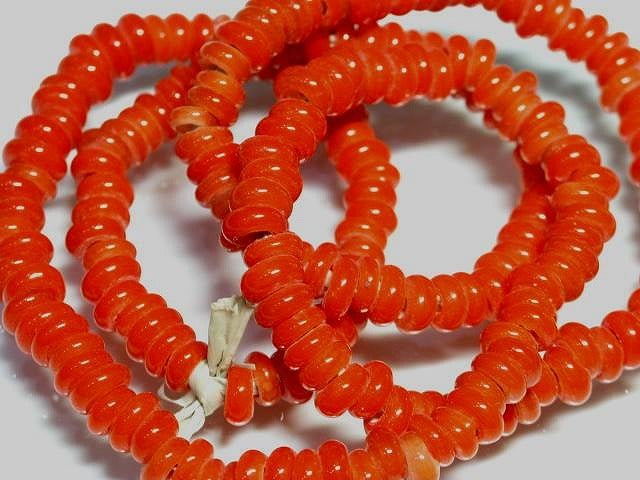 | TOKO-BEADS |AG906N-91 リングシードビーズ（連） 7.5mmとんぼ玉,ビーズ,トンボ玉,アジア,インド,エスニック,手作り,パーツ,アクセサリー