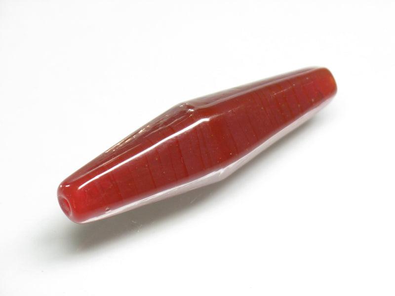 TOKO-BEADS AG914-58 Long rhombus glass bead 14mm AG914-58 長尺ひし型ガラスビーズ 14mm Asian bead & African bead  Handmade,Lampeork,bead,asia,india,ethnic,parts,accessory,beads とんぼ玉,ビーズ,トンボ玉,アジア,インド,エスニック,手作り,パーツ,アクセサリー