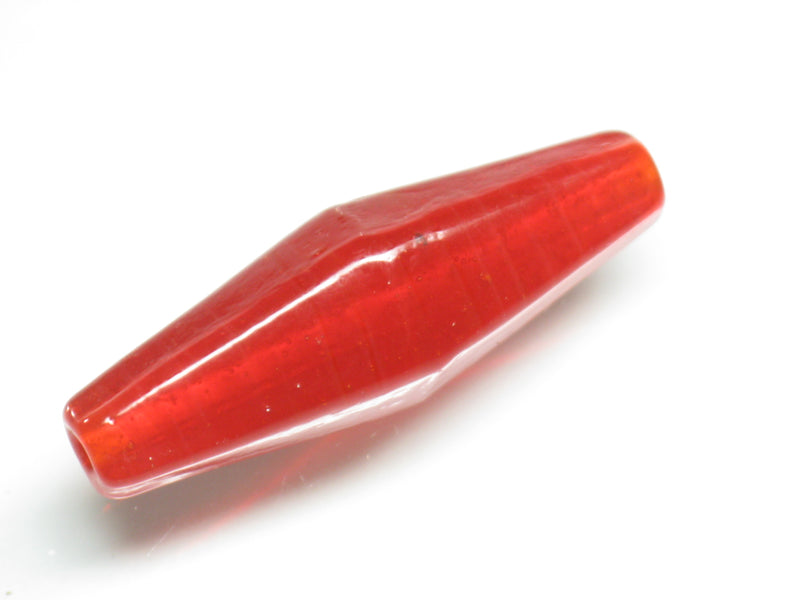 TOKO-BEADS AG914-78 Long rhombus glass bead 13.5mm AG914-78 長尺ひし型ガラスビーズ 13.5mm Asian bead & African bead  Handmade,Lampeork,bead,asia,india,ethnic,parts,accessory,beads とんぼ玉,ビーズ,トンボ玉,アジア,インド,エスニック,手作り,パーツ,アクセサリー