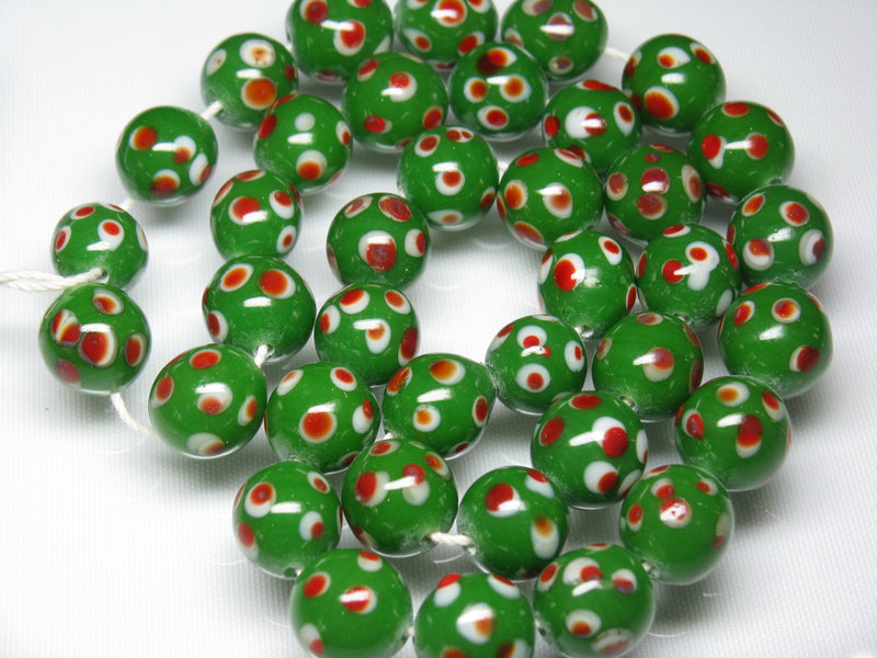 TOKO-BEADS AG918-08N Glass bead (strand) 12~13mm AG918-08N とんぼ玉（連） 12~13mm Asian bead & African bead  Handmade,Lampeork,bead,asia,india,ethnic,parts,accessory,beads とんぼ玉,ビーズ,トンボ玉,アジア,インド,エスニック,手作り,パーツ,アクセサリー