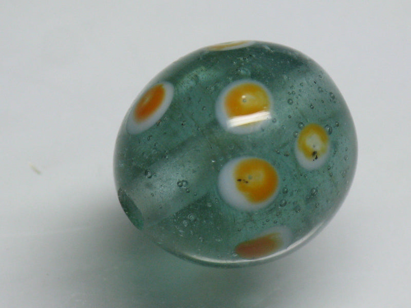 TOKO-BEADS AG918-09S Glass bead 13.5~14.5mm AG918-09S とんぼ玉 13.5~14.5mm Asian bead & African bead  Handmade,Lampeork,bead,asia,india,ethnic,parts,accessory,beads とんぼ玉,ビーズ,トンボ玉,アジア,インド,エスニック,手作り,パーツ,アクセサリー