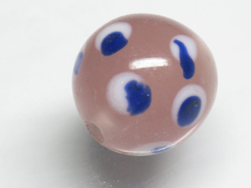 TOKO-BEADS AG918-17S Glass bead 13~14.5mm AG918-17S とんぼ玉 13~14.5mm Asian bead & African bead  Handmade,Lampeork,bead,asia,india,ethnic,parts,accessory,beads とんぼ玉,ビーズ,トンボ玉,アジア,インド,エスニック,手作り,パーツ,アクセサリー