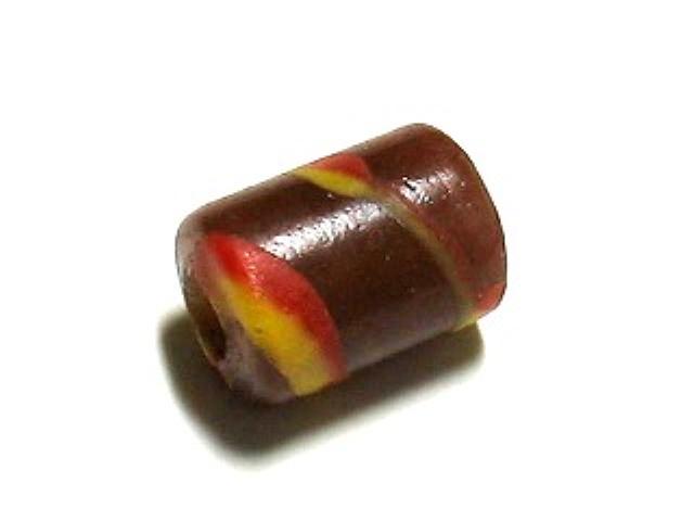 TOKO-BEADS AG919-05 Glass bead 6mm AG919-05 ストライプチューブ 6mm Asian bead & African bead  Handmade,Lampeork,bead,asia,india,ethnic,parts,accessory,beads とんぼ玉,ビーズ,トンボ玉,アジア,インド,エスニック,手作り,パーツ,アクセサリー