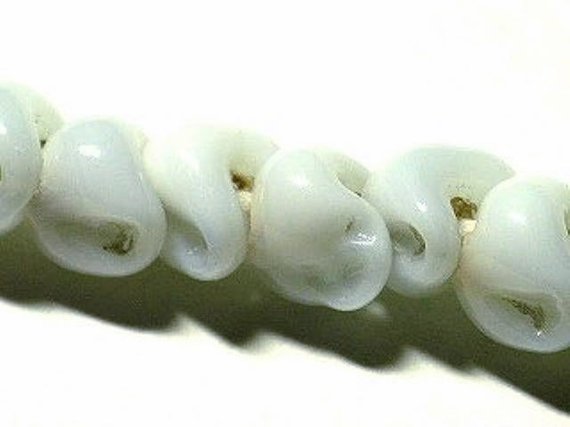 AG921N-53ウェイブシードビーズ（連）6-7mmとんぼ玉,ビーズ,トンボ玉,アジア,インド,エスニック,手作り,パーツ,アクセサリー|トコ・ビーズ｜丸型ガラスシードビーズ・単色(ウェーブ) (5619154157720)