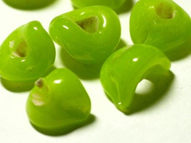 TOKO-BEADS AG921S-58 Glass wave bead 6~7mm AG921S-58 スモールウェイブビーズ 6~7mm Asian bead & African bead  Handmade,Lampeork,bead,asia,india,ethnic,parts,accessory,beads とんぼ玉,ビーズ,トンボ玉,アジア,インド,エスニック,手作り,パーツ,アクセサリー