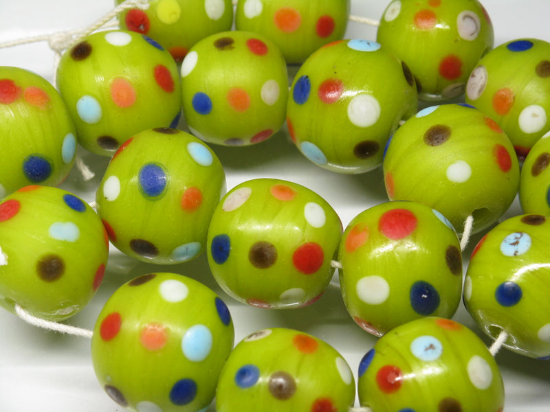 TOKO-BEADS AG926-58N Glass bead (Strand) 19~22mm AG926-58N とんぼ玉（連） 19~22mm Asian bead & African bead  Handmade,Lampeork,bead,asia,india,ethnic,parts,accessory,beads とんぼ玉,ビーズ,トンボ玉,アジア,インド,エスニック,手作り,パーツ,アクセサリー