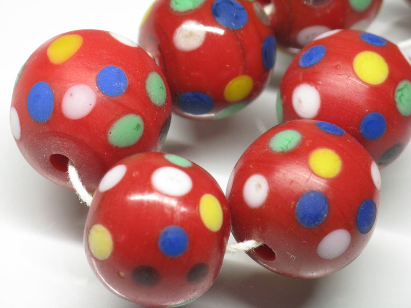 TOKO-BEADS AG926-60N Glass bead (Strand) 19~22mm AG926-60N とんぼ玉（連） 19~22mm Asian bead & African bead  Handmade,Lampeork,bead,asia,india,ethnic,parts,accessory,beads とんぼ玉,ビーズ,トンボ玉,アジア,インド,エスニック,手作り,パーツ,アクセサリー
