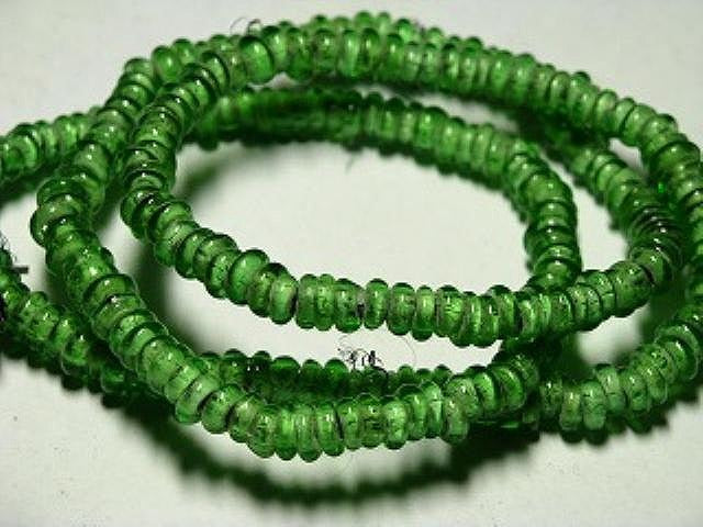 | TOKO-BEADS |AG928N-51 リングシードビーズ（連） 6.5mmとんぼ玉,ビーズ,トンボ玉,アジア,インド,エスニック,手作り,パーツ,アクセサリー