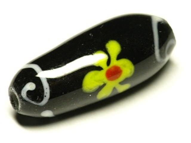 TOKO-BEADS AG929-36 Glass bead 13mm AG929-36 フラワービーズ 13mm Asian bead & African bead  Handmade,Lampeork,bead,asia,india,ethnic,parts,accessory,beads とんぼ玉,ビーズ,トンボ玉,アジア,インド,エスニック,手作り,パーツ,アクセサリー