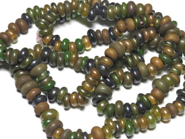 | TOKO-BEADS |AG930-22 リングシードビーズ（連） 6~7mmとんぼ玉,ビーズ,トンボ玉,アジア,インド,エスニック,手作り,パーツ,アクセサリー