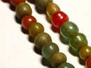 TOKO-BEADS AG930-83 Glass Seed bead (strand) 4~6.5mm AG930-83 ミックスシードビーズ（連） 4~6.5mm Asian bead & African bead  Handmade,Lampeork,bead,asia,india,ethnic,parts,accessory,beads とんぼ玉,ビーズ,トンボ玉,アジア,インド,エスニック,手作り,パーツ,アクセサリー