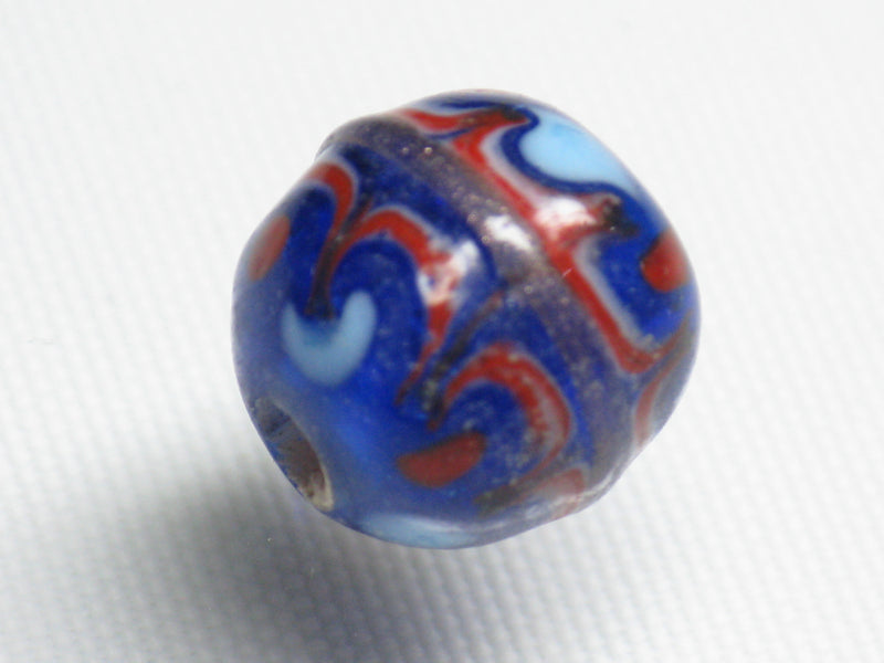 TOKO-BEADS AG930-96 Glass bead 12~13mm AG930-96 とんぼ玉 12~13mm Asian bead & African bead  Handmade,Lampeork,bead,asia,india,ethnic,parts,accessory,beads とんぼ玉,ビーズ,トンボ玉,アジア,インド,エスニック,手作り,パーツ,アクセサリー