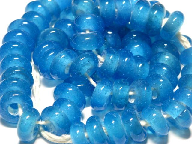 | TOKO-BEADS |AG933N-12 リング型ビーズ（連） 11~12mmとんぼ玉,ビーズ,トンボ玉,アジア,インド,エスニック,手作り,パーツ,アクセサリー