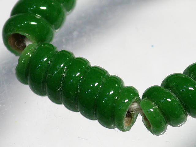 TOKO-BEADS AG934N-77 Glass bead (strand) 6.5mm AG934N-77 トゥイストビーズ（連） 6.5mm Asian bead & African bead  Handmade,Lampeork,bead,asia,india,ethnic,parts,accessory,beads とんぼ玉,ビーズ,トンボ玉,アジア,インド,エスニック,手作り,パーツ,アクセサリー
