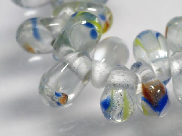 TOKO-BEADS AG939N-02 Glass bead (strand) 8~12mm AG939N-02 しずく型ビーズ（連） 8~12mm Asian bead & African bead  Handmade,Lampeork,bead,asia,india,ethnic,parts,accessory,beads とんぼ玉,ビーズ,トンボ玉,アジア,インド,エスニック,手作り,パーツ,アクセサリー