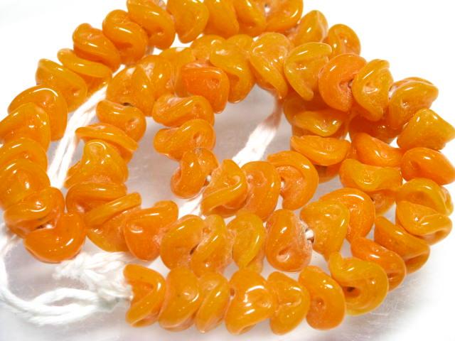 TOKO-BEADS AG939N-21 Glass bead (strand) 10mm AG939N-21 ビッグウェイブビーズ（連） 10mm Asian bead & African bead  Handmade,Lampeork,bead,asia,india,ethnic,parts,accessory,beads とんぼ玉,ビーズ,トンボ玉,アジア,インド,エスニック,手作り,パーツ,アクセサリー