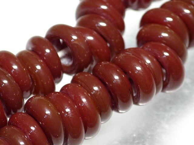 TOKO-BEADS AG941N-23 Glass bead (strand) 9~10mm AG941N-23 リング型ビーズ（連） 9~10mm Asian bead & African bead  Handmade,Lampeork,bead,asia,india,ethnic,parts,accessory,beads とんぼ玉,ビーズ,トンボ玉,アジア,インド,エスニック,手作り,パーツ,アクセサリー