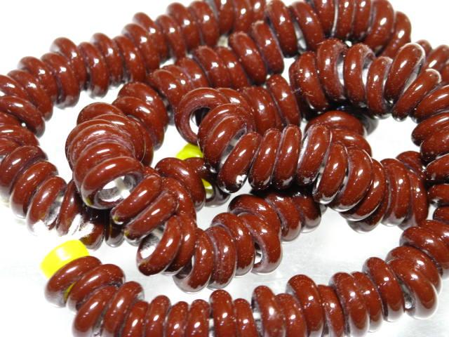 TOKO-BEADS AG941N-24 Glass bead (strand) 9~10mm AG941N-24 リング型ビーズ（連） 9~10mm Asian bead & African bead  Handmade,Lampeork,bead,asia,india,ethnic,parts,accessory,beads とんぼ玉,ビーズ,トンボ玉,アジア,インド,エスニック,手作り,パーツ,アクセサリー