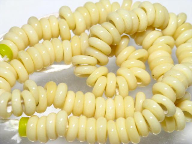 TOKO-BEADS AG941N-27 Glass bead (strand) 9~10mm AG941N-27 リング型ビーズ（連） 9~10mm Asian bead & African bead  Handmade,Lampeork,bead,asia,india,ethnic,parts,accessory,beads とんぼ玉,ビーズ,トンボ玉,アジア,インド,エスニック,手作り,パーツ,アクセサリー