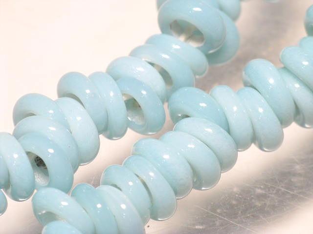 TOKO-BEADS AG941N-28 Glass bead (strand) 9~10mm AG941N-28 リング型ビーズ（連） 9~10mm Asian bead & African bead  Handmade,Lampeork,bead,asia,india,ethnic,parts,accessory,beads とんぼ玉,ビーズ,トンボ玉,アジア,インド,エスニック,手作り,パーツ,アクセサリー