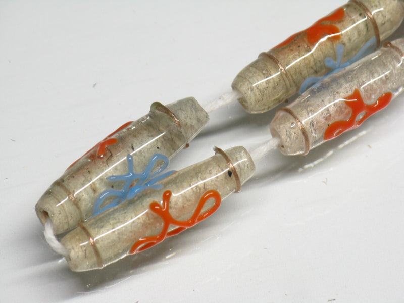 TOKO-BEADS AG941-61N Glass bead (Strand) 8mm AG941-61N とんぼ玉（連） 8mm Asian bead & African bead  Handmade,Lampeork,bead,asia,india,ethnic,parts,accessory,beads とんぼ玉,ビーズ,トンボ玉,アジア,インド,エスニック,手作り,パーツ,アクセサリー