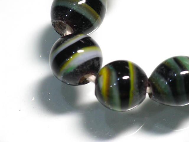 TOKO-BEADS AG943N-34 Glass bead (strand) 10mm AG943N-34 とんぼ玉（連） 10mm Asian bead & African bead  Handmade,Lampeork,bead,asia,india,ethnic,parts,accessory,beads とんぼ玉,ビーズ,トンボ玉,アジア,インド,エスニック,手作り,パーツ,アクセサリー