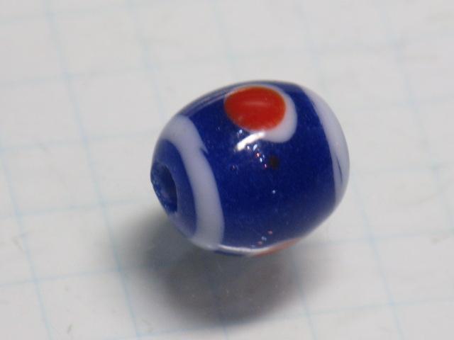 TOKO-BEADS AG943S-62 Glass bead 8.5mm AG943S-62 とんぼ玉 8.5mm Asian bead & African bead  Handmade,Lampeork,bead,asia,india,ethnic,parts,accessory,beads とんぼ玉,ビーズ,トンボ玉,アジア,インド,エスニック,手作り,パーツ,アクセサリー